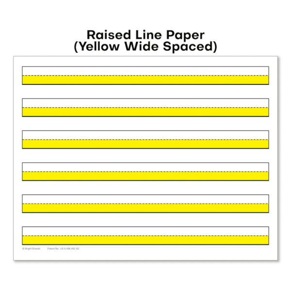 raised line regular brightlines paper