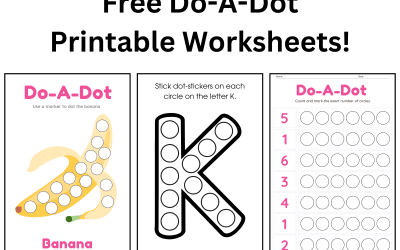 Free Printable Do-A-Dot Activity Sheets