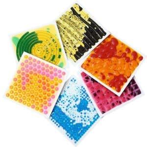 Textured Liquid Floor Tiles 6-pk
